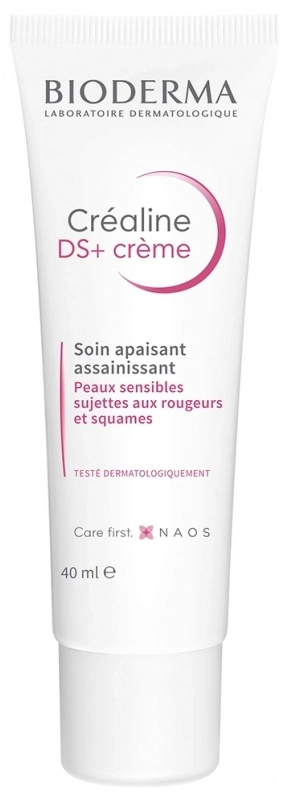 Bioderma Sensibio DS+ Успокояващ крем за лице при сквами и зачервявания 40 мл