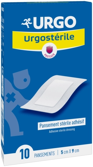 Urgo Urgosterile Стерилен пластир 5 см х 9 см 10 бр
