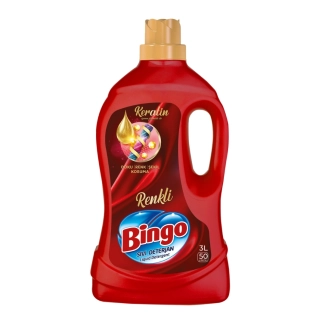 BINGO Keratin Color Течен перилен препарат 3л 50 пранета