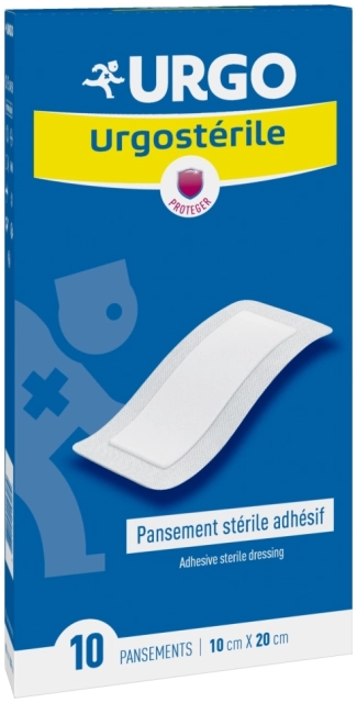 Urgo Urgosterile Стерилен пластир 20 см х 10 см 10 бр