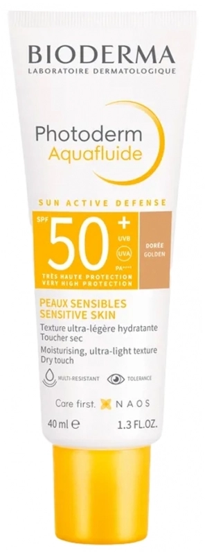 Bioderma Photoderm Aquafluide Слънцезащитен Тониран флуид DORREE SPF50+ 40 мл