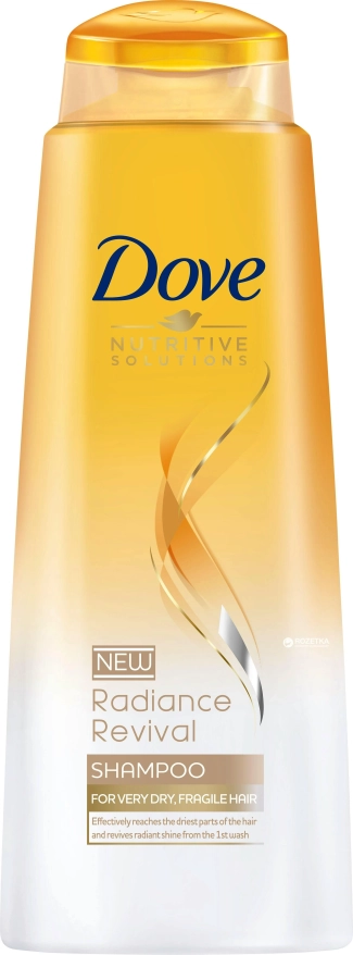 DOVE Radiance Revival Подхранващ шампоан за увредена коса 400 мл