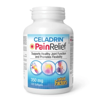 Natural Factors Болки в ставите - Целадрин, 120 софтгел капсули