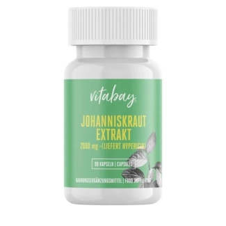 Vitabay Стрес и добро настроение - Жълт кантарион, 2000 mg x 90 V капсули