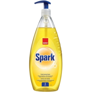 Sano Spark Lemon Scent Почистващ препарат за съдове 1л