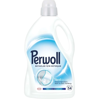 PERWOLL RENEW Light Гел за пране на светли и бели дрехи 2,97л. 54 пранета