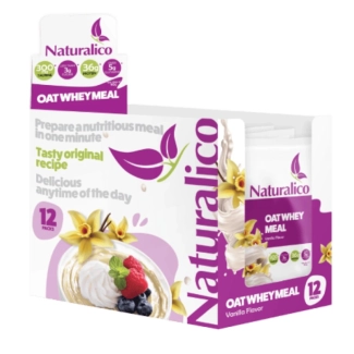 NATURALICO Oat Whey Meal 12 x 90 грама ванилия