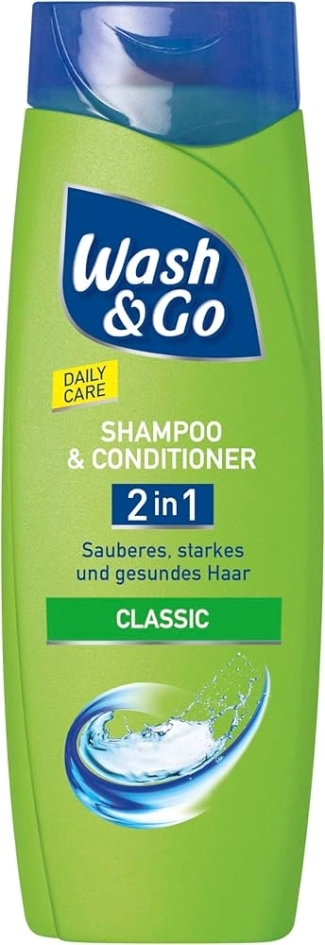 Wash &amp; Go Classic Шампоан и балсам 2-в-1 400 мл