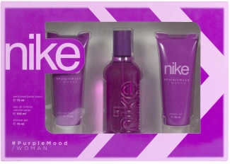 Nike Комплект Purple Mood - Tоалетна вода, Душ гел и Лосион, 100 + 2 x 75 ml