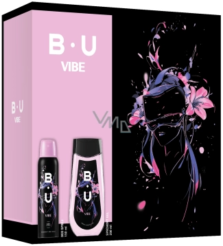 B.U. Vibe Део-спрей за жени 75 мл + B.U. Vibe Душ гел за тяло 250 мл Комплект