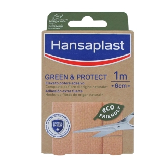 Hansaplast Classic Green &amp; Protect Устойчив пластир 1m x 6cm