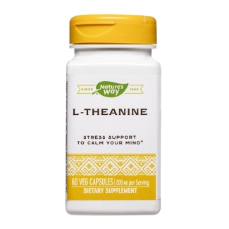 Nature’s Way Л-Теанин - Контрол на стреса, фокус и добър сън, 60 капсули