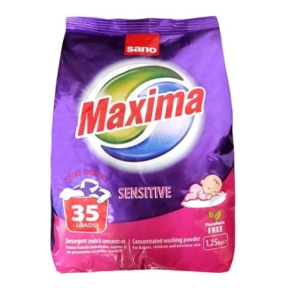 Sano Maxima Sensitive Прах за пране 1.25 кг 35 пранета