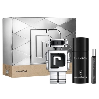Paco Rabanne Phantom Комплект за Мъже - EDT 100 ml + дезодорант 150 ml + EDT 10 ml